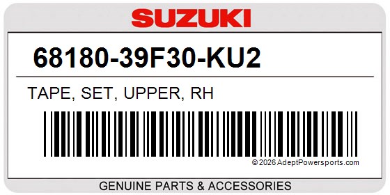 Suzuki 68180-39F30-KU2 Tape, Set, Upper, Rh
