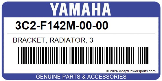 Yamaha 3C2-F142M-00-00 Bracket, Radiator, 3