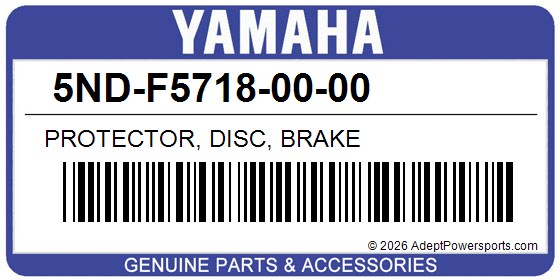 Yamaha 5ND-F5718-00-00 Protector, Disc, Brake