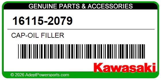 Kawasaki 16115-2079 Cap-Oil Filler