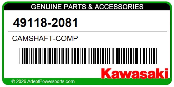 Kawasaki 49118-2081 Camshaft-Comp
