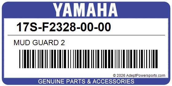 Yamaha 17S-F2328-00-00 Mud Guard 2