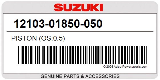 Suzuki 12103-01850-050 Piston (Os:0.5)