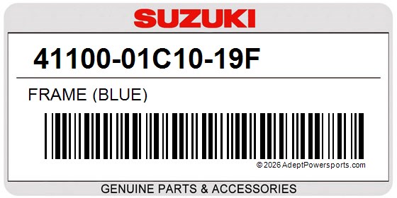 Suzuki 41100-01C10-19F Frame (Blue)