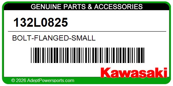 Kawasaki 132L0825 Bolt-Flanged-Small