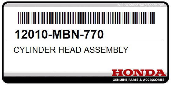 Honda 12010-MBN-770 Cylinder Head Assembly