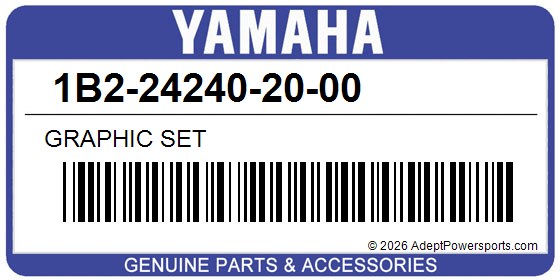 Yamaha 1B2-24240-20-00 Graphic Set