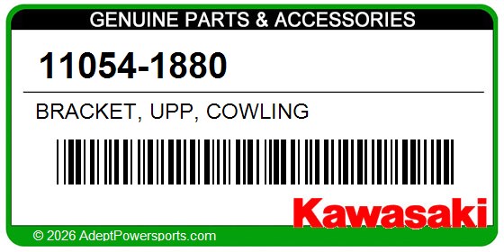 Kawasaki 11054-1880 Bracket, Upp, Cowling