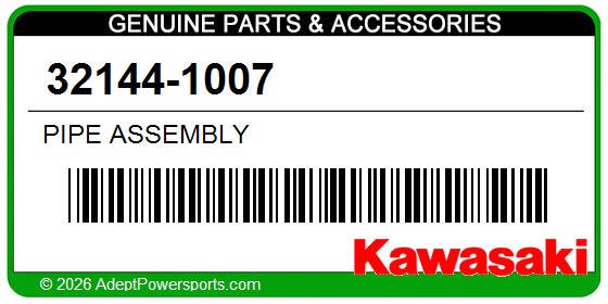 Kawasaki 32144-1007 Pipe Assembly