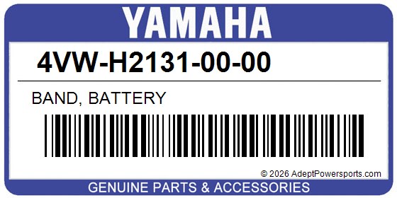Yamaha 4VW-H2131-00-00 Band, Battery