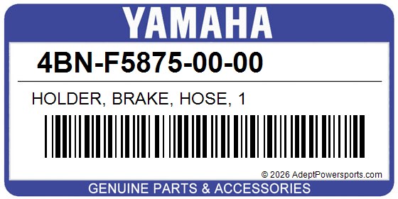 Yamaha 4BN-F5875-00-00 Holder, Brake, Hose, 1