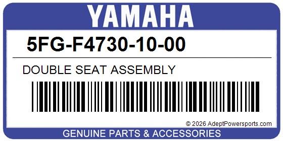 Yamaha 5FG-F4730-10-00 Double Seat Assembly