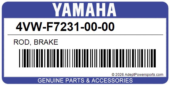 Yamaha 4VW-F7231-00-00 Rod, Brake