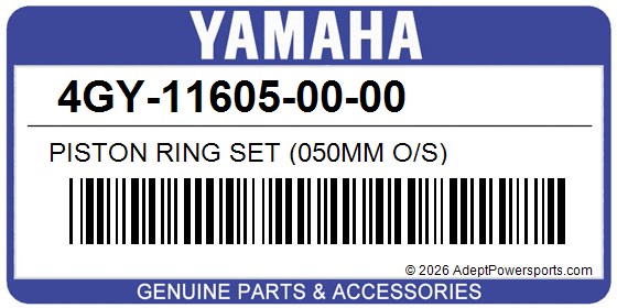 Yamaha 4GY-11605-00-00 Piston Ring Set (050Mm O/S)