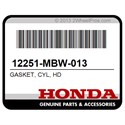 Honda 12251-MBW-013 Gasket, Cyl, Hd