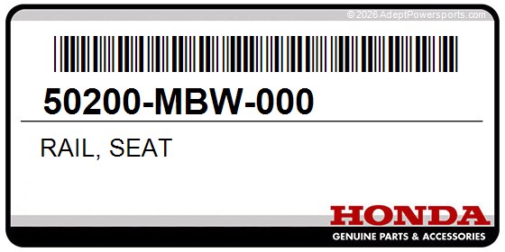 Honda 50200-MBW-000 Rail, Seat