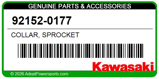 Kawasaki 92152-0177 Collar, Sprocket