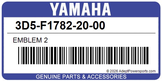 Yamaha 3D5-F1782-20-00 Emblem 2