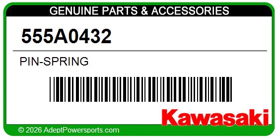 Kawasaki 555A0432 Pin-Spring