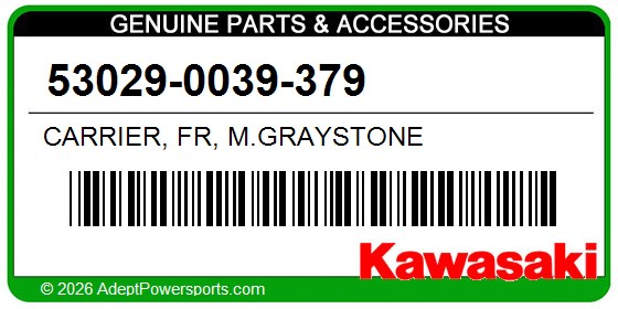 Kawasaki 53029-0039-379 Carrier, Fr, M.Graystone