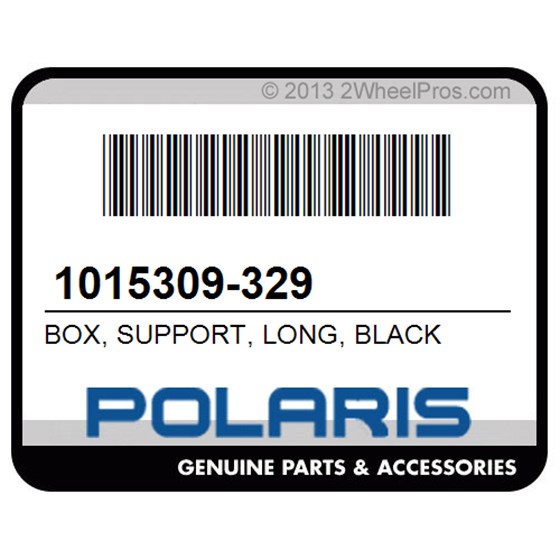Polaris 1015309-329 Box, Support, Long, Black