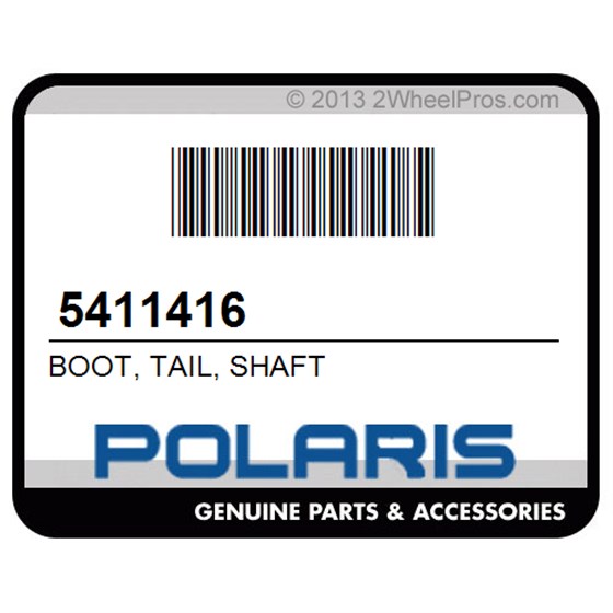 Polaris 5411416 Boot, Tail, Shaft