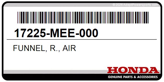 Honda 17225-MEE-000 Funnel, R., Air