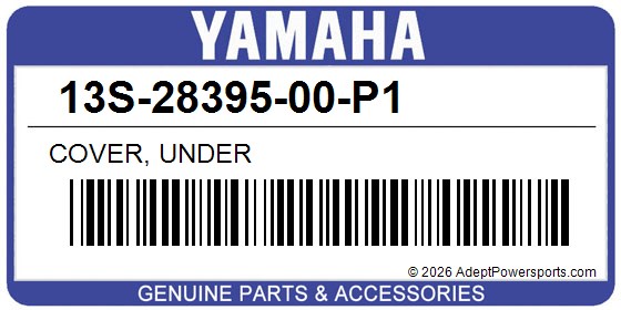 Yamaha 13S-28395-00-P1 Cover, Under