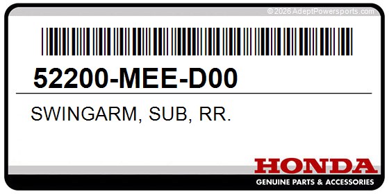 Honda 52200-MEE-D00 Swingarm, Sub, Rr.