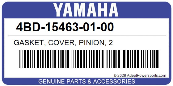 Yamaha 4BD-15463-01-00 Gasket, Cover, Pinion, 2