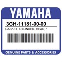 Yamaha 3GH-11181-00-00 Gasket, Cylinder, Head, 1