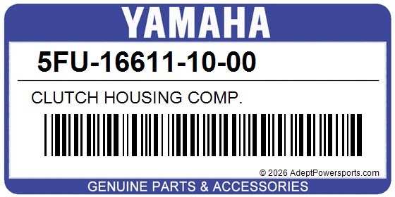 Yamaha 5FU-16611-10-00 Clutch Housing Comp.