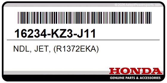 Honda 16234-KZ3-J11 Ndl, Jet, (R1372eka)