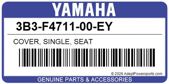 Yamaha 3B3-F4711-00-EY Cover, Single, Seat