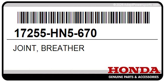 Honda 17255-HN5-670 Joint, Breather