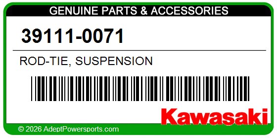 Kawasaki 39111-0071 Rod-Tie, Suspension