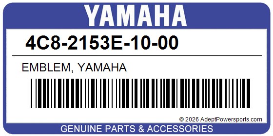 Yamaha 4C8-2153E-10-00 Emblem, Yamaha