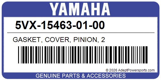 Yamaha 5VX-15463-01-00 Gasket, Cover, Pinion, 2