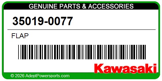 Kawasaki 35019-0077 Flap