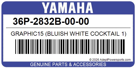Yamaha 36P-2832B-00-00 Graphic15 (Bluish White Cocktail 1)