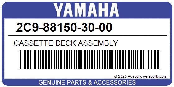Yamaha 2C9-88150-30-00 Cassette Deck Assembly