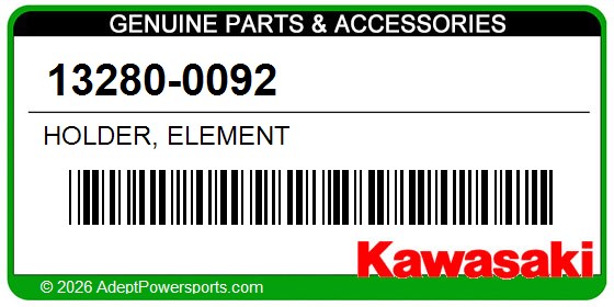 Kawasaki 13280-0092 Holder, Element