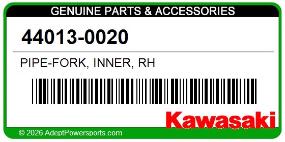 Kawasaki 44013-0020 Pipe-Fork, Inner, Rh