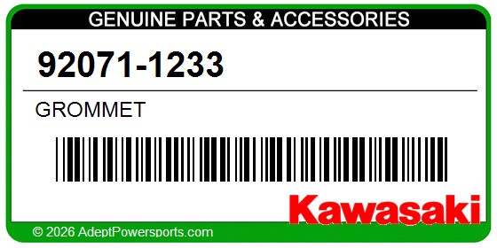 Kawasaki 92071-1233 Grommet