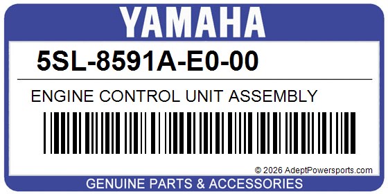 Yamaha 5SL-8591A-E0-00 Engine Control Unit Assembly