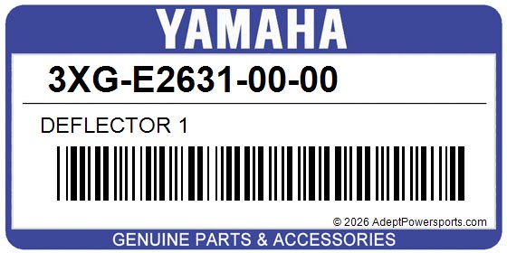 Yamaha 3XG-E2631-00-00 Deflector 1