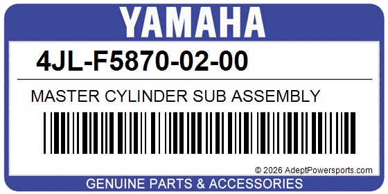 Yamaha 4JL-F5870-02-00 Master Cylinder Sub Assembly