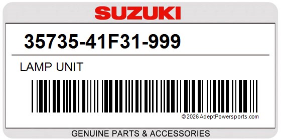 Suzuki 35735-41F31-999 Lamp Unit