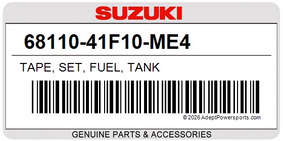 Suzuki 68110-41F10-ME4 Tape, Set, Fuel, Tank