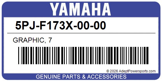 Yamaha 5PJ-F173X-00-00 Graphic, 7